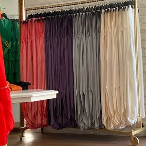 Purple plus size dress